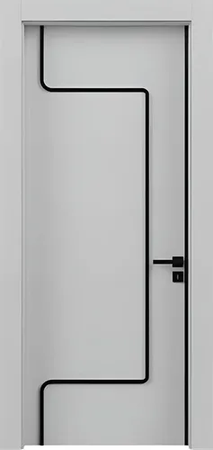 Produktbild Robuste graue Designer Haustür MPC-221
