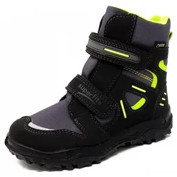 superfit Kinder Halbschuhe Husky schwarz Gr. 28 - Leichte Winterstiefel für Kinder mit wasserdichter GORE-TEX-Membran. Ideal für aktive Tage – sorgen für warme, trockene Füße und einfachen Einstieg dank Klettverschluss.