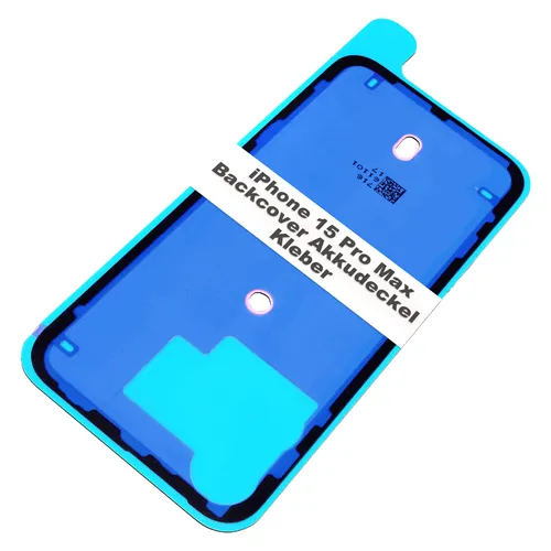 2x iPhone 15 Pro Max Backcover Akkudeckel Kleber Klebestreifen Glue