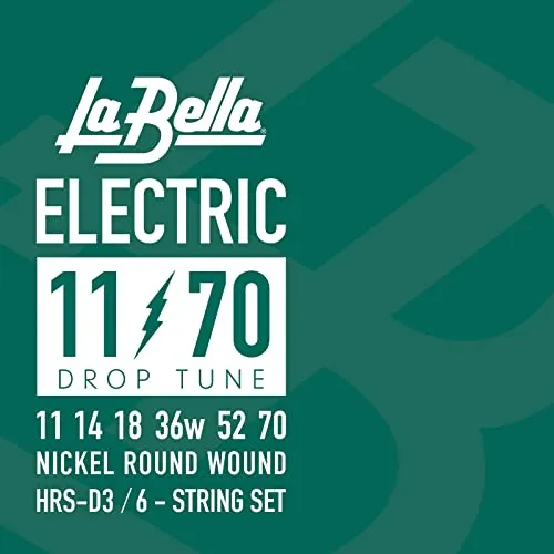 La Bella HRS-D3 Drop Tune (11-70) Nickel-Plated Steel Roundwound
