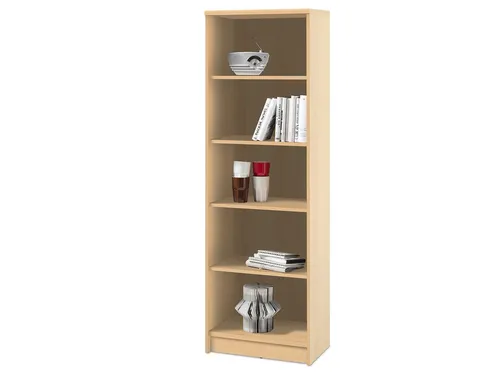 Bega Consult Regal 54 x 148 x 34 cm - Stylisches Regal der Serie Olli, ideal für jede Wohnumgebung. Mit 3 Einlegeböden und einer maximalen Belastbarkeit von 5 kg pro Boden. Perfekt für Bücher, Dekoration und mehr!