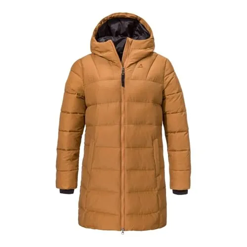 Schöffel Urban Ins Parka Style Boslix WMS Damen Gr. 38 - Funktionsjacke für kalte Wintertage, wind- und wasserabweisend mit synthetischer Daune für optimale Wärme und Komfort.