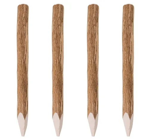 furnicato Zaunpfosten aus massivem Holz, 90 cm, braun - Robuster Zaunpfosten aus hochwertigem Holz, ideal für stabile Zaunlösungen. Perfekt für den Außenbereich und bietet eine natürliche Optik.