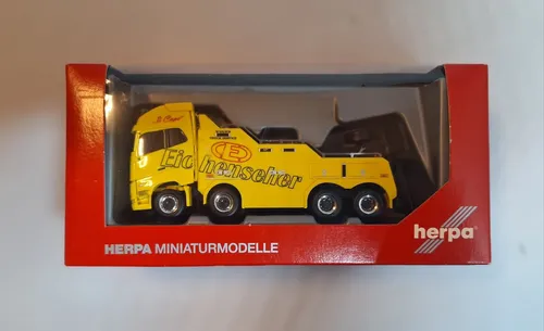 Herpa 317740 | Volvo FH16 Gl. XL 2020 EMPL Wrecker - Limitierte Auflage des Volvo FH16 Gl. XL 2020 als Abschleppdienst im Maßstab 1:87, ideal für Sammler und Modellbau-Enthusiasten.