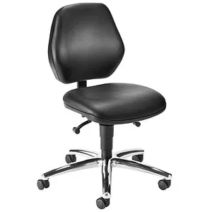 bimos Arbeitsstuhl Ergo 9133-0551-217-521304V, höhenverstellbar mit Rollen, schwarz