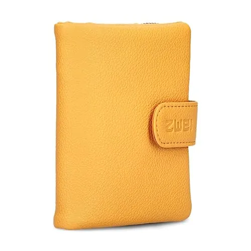 Zwei kleine Damen Geldbörse M.Wallet MW5 - Elegantes Portemonnaie aus Kunstleder - Damen-Geldbörsen: Die MW5 vereint stilvolles Design mit praktischer Aufteilung - 6 Kartenfächer, Reißverschluss-Münzfach und sicherer Druckknopfverschluss für höchsten Komfort.