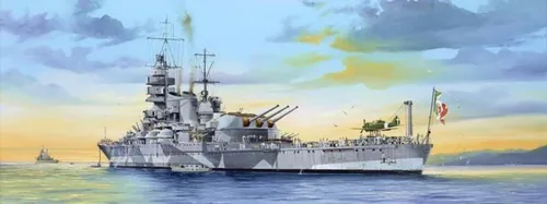 Trumpeter 05318 Modellbausatz Italian Navy Battleship RN Roma - Wasserfahrzeug-Modellbausätze, detailliertes Modell-Set mit leicht verständlicher Anleitung, ideal für Modellbau-Enthusiasten ab 14 Jahren.