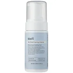 DearKlairs K-Beauty Rich Moist Foaming Cleanser - Gesichtsreinigungsschaum mit Aminosäure-Formel für maximale Feuchtigkeit, hypoallergen und ideal für empfindliche Haut. Tierversuchsfrei und vegan-freundlich.