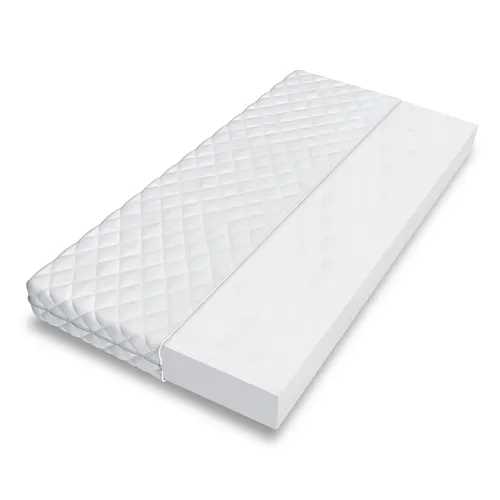 Matratze 60x120 cm Kalschaum BERGAMO H2 - Ideal für Kinderzimmer: Abnehmbarer Bezug, allergikerfreundlich und anpassungsfähig. Mit 9 cm Höhe sorgt die Matratze für hohen Schlafkomfort. Geprüfte Qualität für erholsame Nächte.