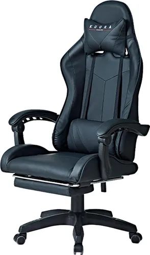Kuura Gaming-Stuhl Pro, Schwarz – Komfort für Gamer