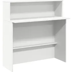 vidaXL Empfangstheke Weiß 100x50x103,5 cm von vidaXL