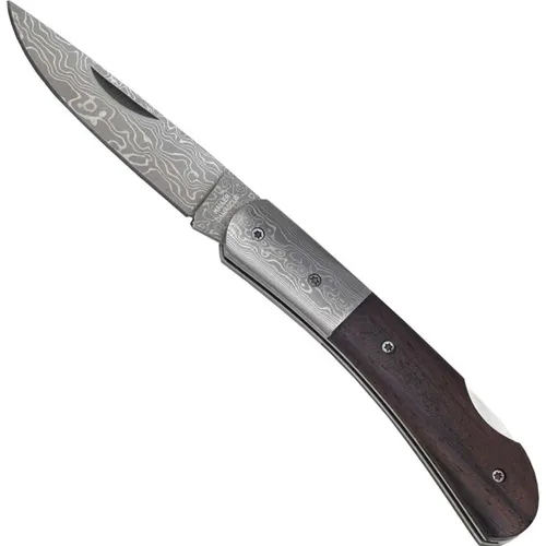 Haller Unisex Damast-Taschenmesser mit Ebenholzgriff von Haller