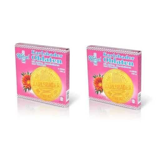 Wetzel | Karlsbader Oblaten | mit Butter, Haselnüssen und Mandeln | 2 x 125g (250g)