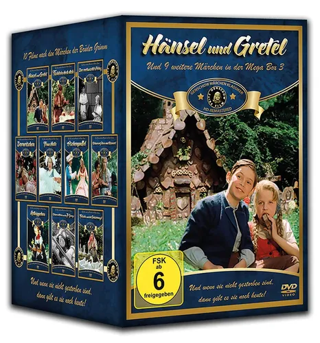 Märchen Klassiker-Box Fritz Gentschow (10 DVD) - Filme für die ganze Familie, mit zeitlosen Märchenklassikern, die Kinder ab 6 Jahren begeistern.