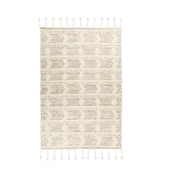 Kayoom Teppich in Creme / Khaki - 230x160 cm - Teppich aus 92% Wolle, weich und strapazierfähig, ideal für gemütliche Wohnräume und stilvolle Akzente.