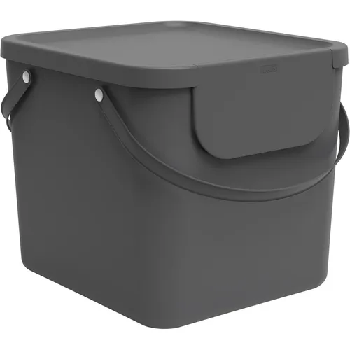 ROTHO Albula Anthracite - behälter zur abfalltrennung - 40l rotho 7610859225559