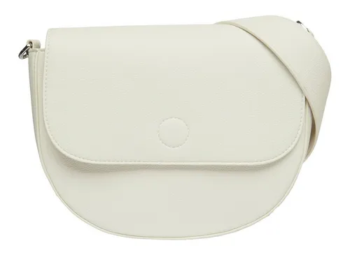 s.Oliver Crossbody Bag Brown creme - Umhängetasche in Leder-Optik mit praktischem Überschlag und Magnetverschluss, ideal für Alltag und besondere Anlässe. Verstellbarer Gurt für individuellen Tragekomfort.