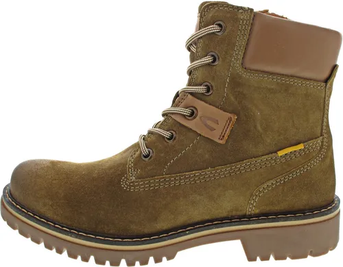 Camel Damen Schnürstiefel CAM-23143311 cognac 41 - Wanderschuhe mit herausnehmbarer Decksohle und rutschfester Laufsohle, ideal für jede Wetterlage und Aktivitäten in der Natur. Hochwertiges Veloursleder und gepolsterter Schaftrand sorgen für Komfort und Stil.