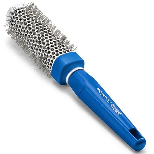 Bio Ionic Blue Wave Square-Round Volumizer (Medium) - Bürsten & Kämme, innovativer Volumizer für voluminöse Frisuren und glänzendes Haar, ideal für professionelle Ergebnisse.