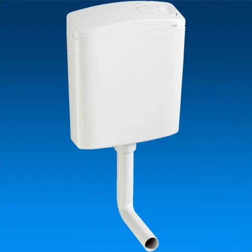 Wisa Aufputz Spülkasten 336 mit 2-Mengentechnik - WC-Teile & -Aufsätze, energieeffizient mit 3/6 L Doppelspülung für nachhaltige Wassernutzung im Badezimmer.