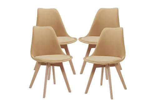 Küchen- und Esszimmerstühle Gelb von en.casa