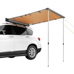VEVOR Sonnensegel 2x2,5m für Wohnwagen - Wohnmobilmarkise mit UV50+ Schutz, wasserdicht und ideal für Camping, sorgt für Schatten und schützt bis zu 5 Personen vor Wettereinflüssen.