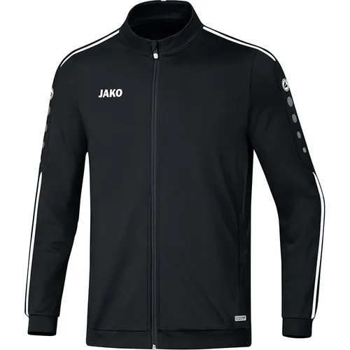 JAKO Trainingsjacke Striker 2.0 (100% Shiny-Polyester-Tricot) schwarz/weiss Kinder, Größe: 116
