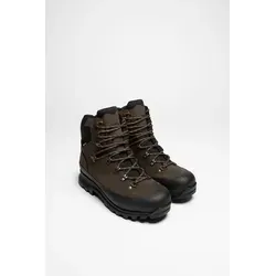 Hanwag Nazcat II GTX Wanderschuhe Mocca/Black (Größe 8) - Wanderschuhe für Mehrtagestouren mit Vibram Fuoraska Sohle für ausgezeichneten Halt. Die wasserdichte GORE-TEX Membran sorgt für trockene Füße, ideal für unwegsames Terrain.