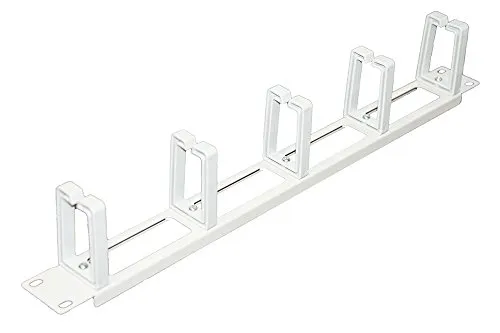 LINK lkorg1ugp Leiste Kabelverschraubung gelocht für Schränke 19 mit 5 Haken, lichtgrau