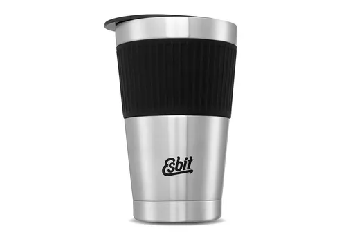 ESBIT Thermobecher Sculptor 550 ml aus Edelstahl - Thermobehälter mit doppelwandigem 18/8 Edelstahl, ideal für heiße und kalte Getränke, perfekt für unterwegs und hält die Temperatur lange.