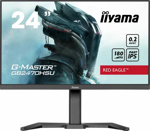 Iiyama 24W LCD Full HD Monitor - Flachbildschirm (TFT LCD), ideal für Business und Gaming mit schneller IP-Technologie