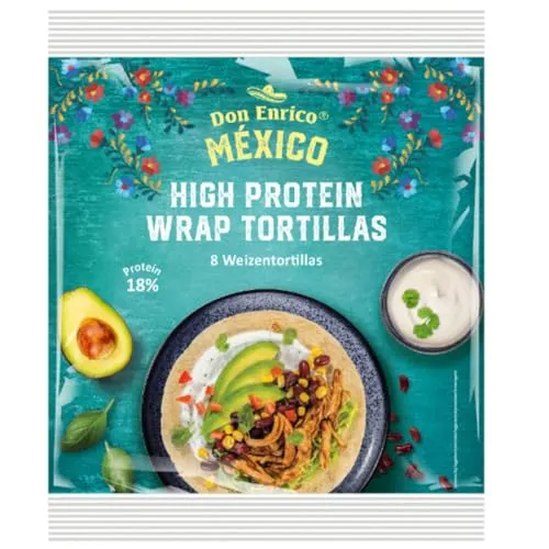 High Protein Wrap Tortillas von Don Enrico, 320g von Don Enrico