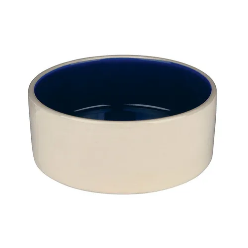 TRIXIE Futternapf Keramiknapf creme/blau