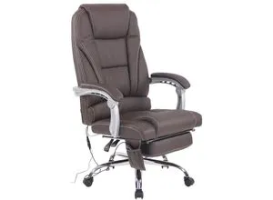 TPFLiving Bürostuhl Pacira - Luxus-Echtleder mit Massagefunktion - Bürostühle: TPFLiving Bürostuhl Pacira bietet edlen Komfort mit integrierter Massagefunktion für entspannte Arbeitsstunden.