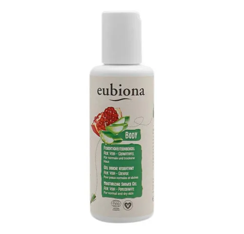 eubiona Duschgel Feuchtigkeitsduschgel - Aloe Vera-Granatapfel 200ml