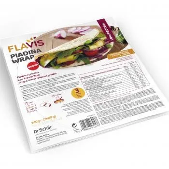 Piadina Wrap Flavis 3x80g von DR.SCHAR (SCHAER) SpA