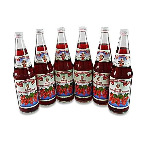  5,71€/1l) Janks Roter Johannisbeer - Nektar 6er Pack (6 Flaschen à 0,7 l