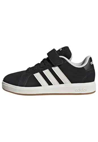 adidas GRAND COURT 00s EL C Kinderschuhe - Sneaker in klassischem Schwarz, ideal für aktive Kinder, Größe 28, versandkostenfrei bei Spartoo.de erhältlich!
