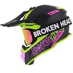 Motorradhelme Grün von Broken Head