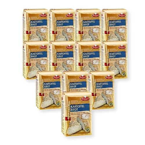 BIELMEIER 12 KG KÜCHENMEISTER Brotbackmischung Kartoffelbrot a 1 KG Frießinger Mühle