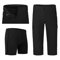 Fahrradhose PORVOO Capri Herren 3/4 Radhose von Bergson