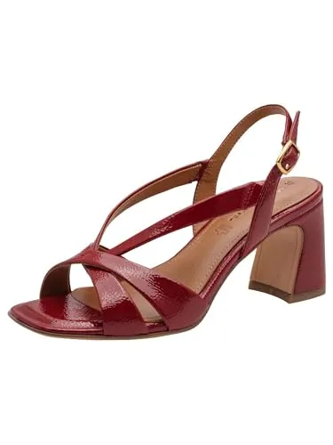 Tamaris Damen Sandalette mit Blockabsatz, rot, 39 EU in rot von Tamaris