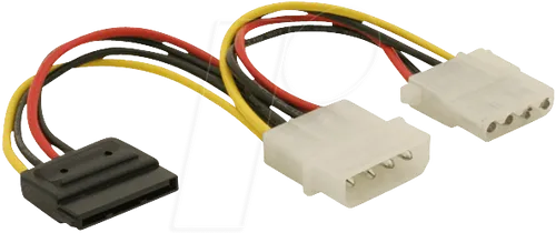 AK 3197 - S-ATA Stromadapter gerade, +5,25