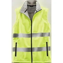 Warnweste Terrax Workwear Gr.XL gelb - Sicherheitsweste für optimale Sichtbarkeit - Arbeits- & Schutzkleidung, wind- und wasserabweisend, atmungsaktiv mit reflektierenden Tapes für maximale Sicherheit bei der Arbeit.