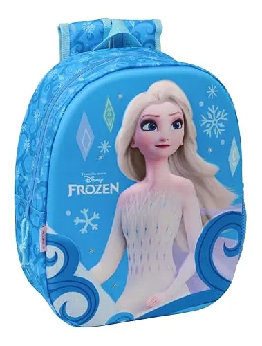 School Bag Frozen Blue 27 X 33 X 10 Cm NEU