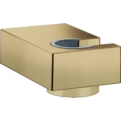 hansgrohe Duschkopfhalterung Porter E, Brushed Bronze - Handbrausen Halterung aus hochwertigem Metall, bietet langlebige Qualität und modernen Stil für Ihr Badezimmer.
