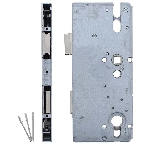 ToniTec KFV Reparaturschloss Hauptschloss Renovierungsschloss fuer Mehrfachverriegelung Schlosskasten 10 mm Nuss Dornmass 70 mm Entfernung 92 mm inkl Montageanleitung