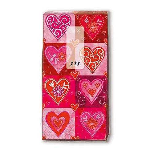 PAPER+DESIGN Motiv Taschentuch FSCMix 10 Stck. Filigree hearts