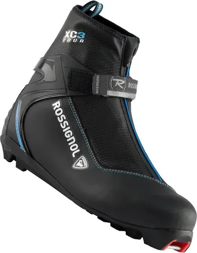 Rossignol XC 3 Langlaufschuhe - 46 - Skischuhe für abenteuerlustige Freizeitfahrer, mit fester Manschette und Powerstrap für optimalen Halt. Thermoformbare Passform sorgt für Wärme und Komfort bei Erkundungstouren.