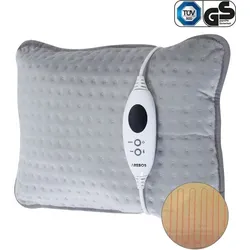 Arebos Elektrisches Heizkissen mit 6 Heizstufen - Heizkissen für Nacken und Rücken mit 6 Heizstufen, schnelle Wärme in 10 Minuten, integrierte Abschaltautomatik und waschbar bei 40 °C für hygienische Nutzung.
